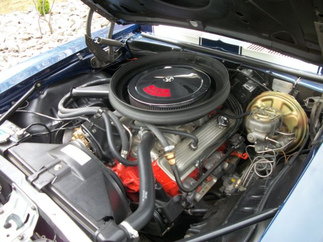 1969 Blue Chevrolet Camaro