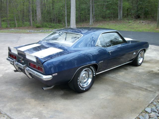 1969 Blue Chevrolet Camaro