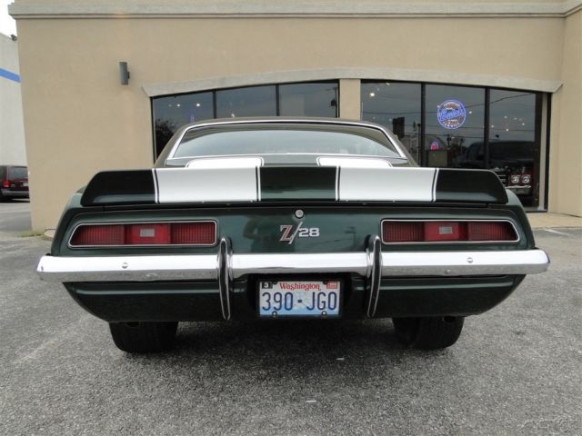 1969 Green Chevrolet Camaro