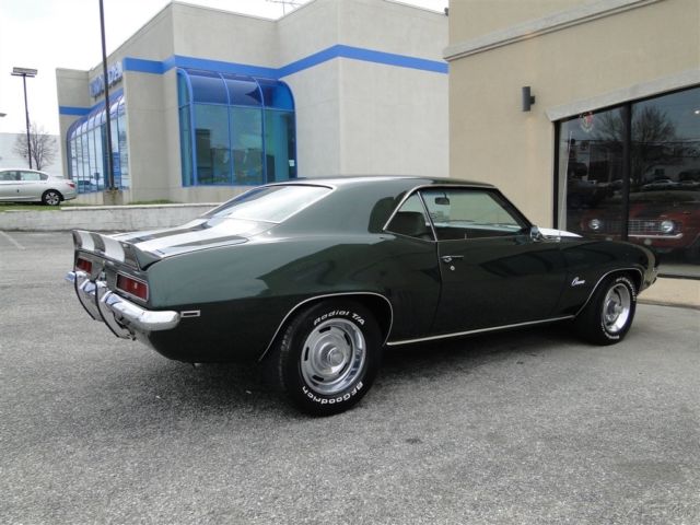 1969 Green Chevrolet Camaro