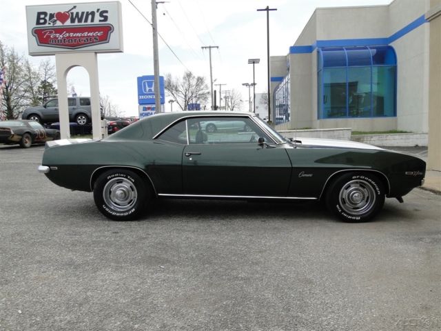 1969 Green Chevrolet Camaro
