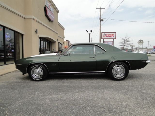 1969 Green Chevrolet Camaro