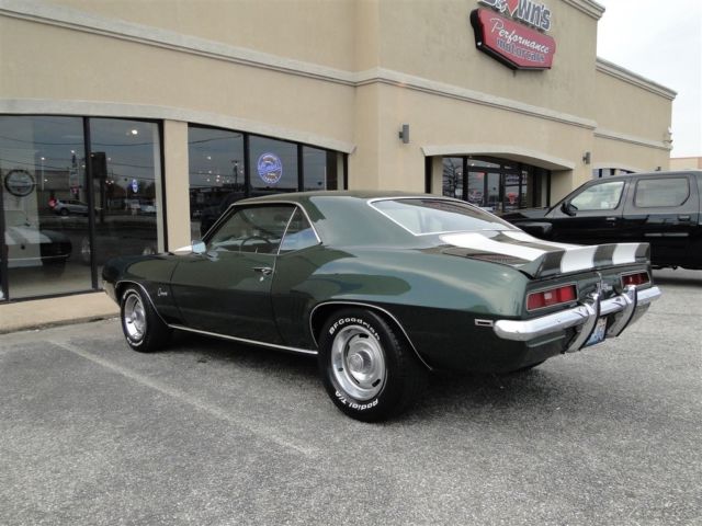 1969 Green Chevrolet Camaro