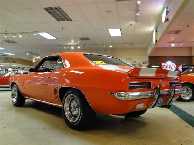 1969 Orange Chevrolet Camaro