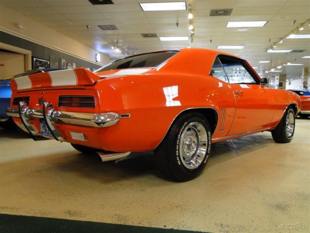 1969 Orange Chevrolet Camaro