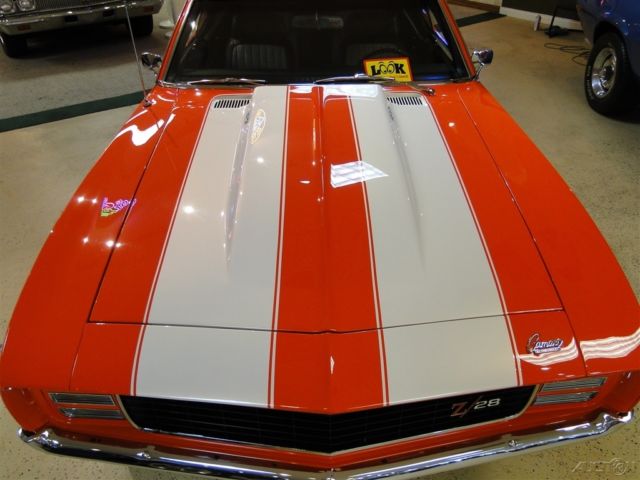 1969 Orange Chevrolet Camaro