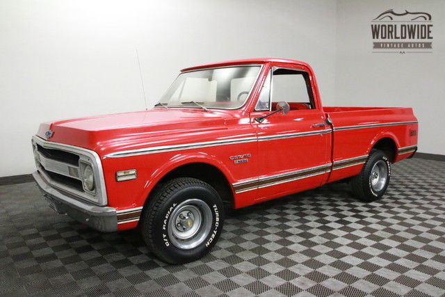 1969 Red Chevrolet C10