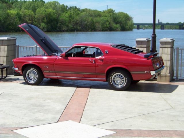 1969 Red Ford Mustang