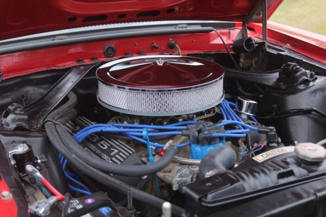 1969 Red Ford Mustang