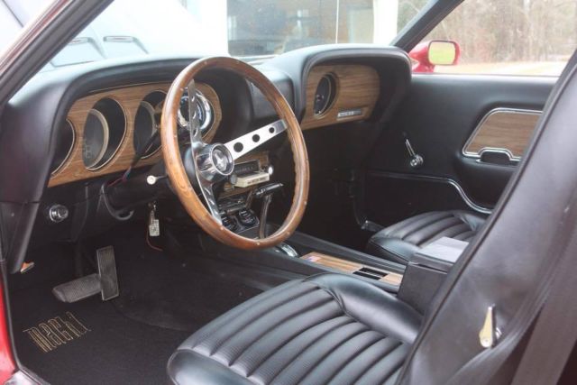 1969 Red Ford Mustang