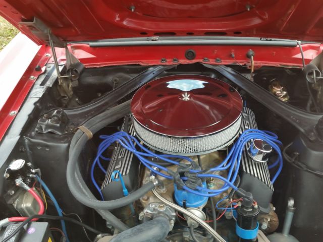 1969 Red Ford Mustang