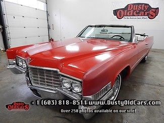 1969 Red Cadillac DeVille Convertible