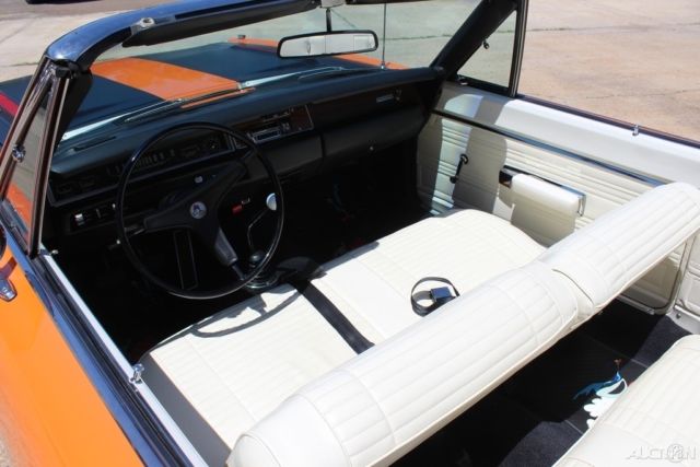 1969 Orange Plymouth Road Runner Convertible