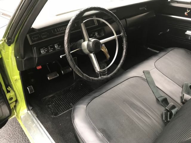 1969 Sublime green Plymouth Road Runner 2dr Sedan