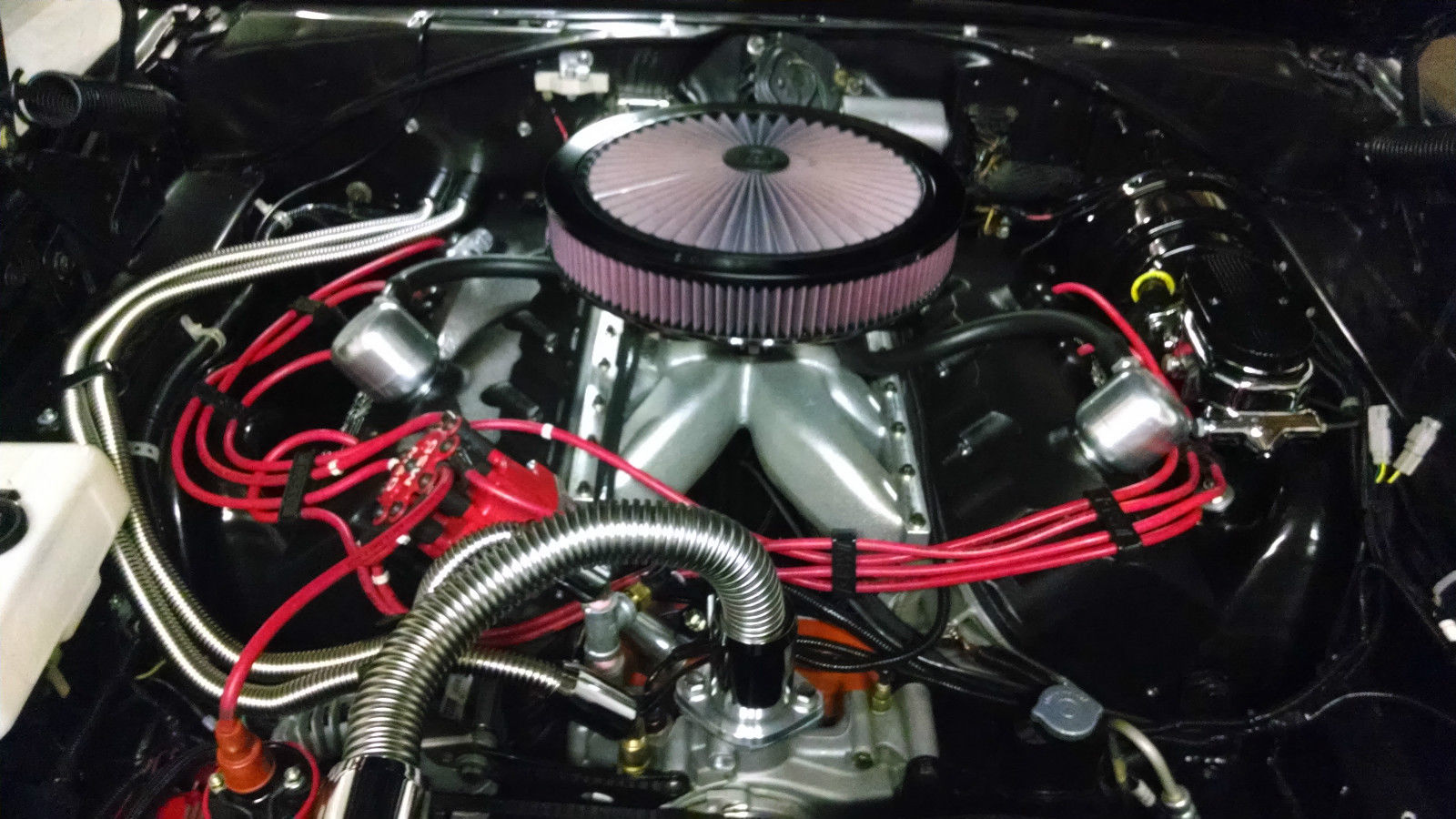 1969 Black and Gray Plymouth Road Runner post