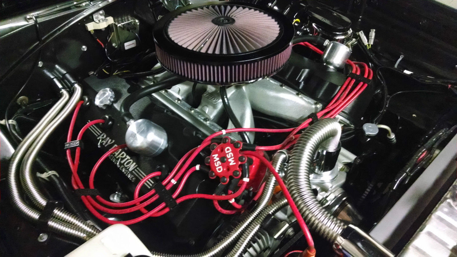 1969 Black and Gray Plymouth Road Runner post