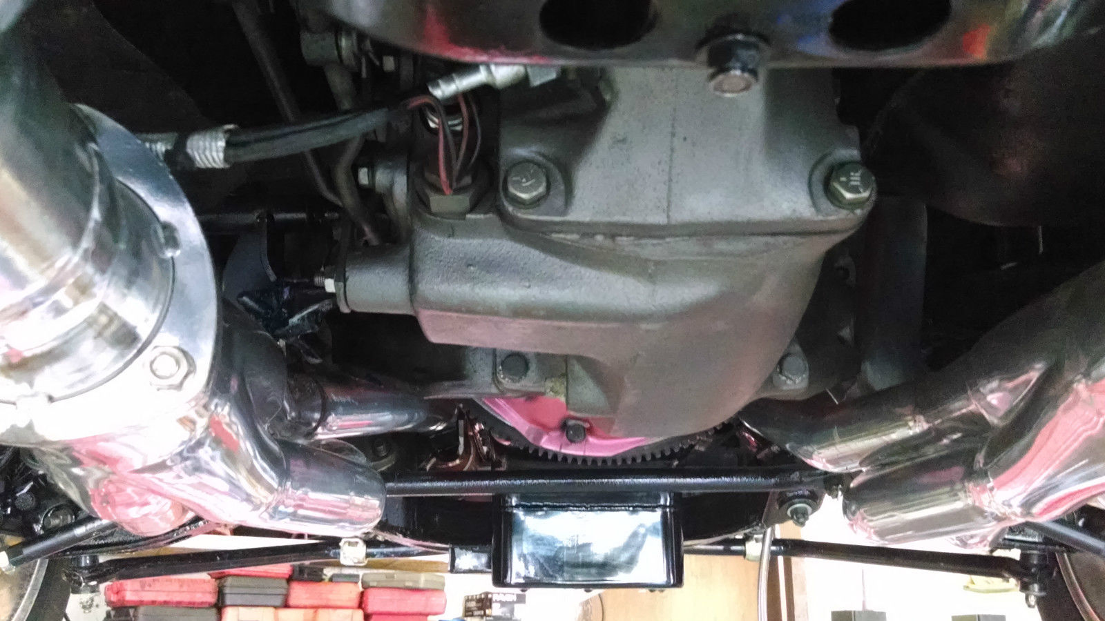 1969 Black and Gray Plymouth Road Runner post