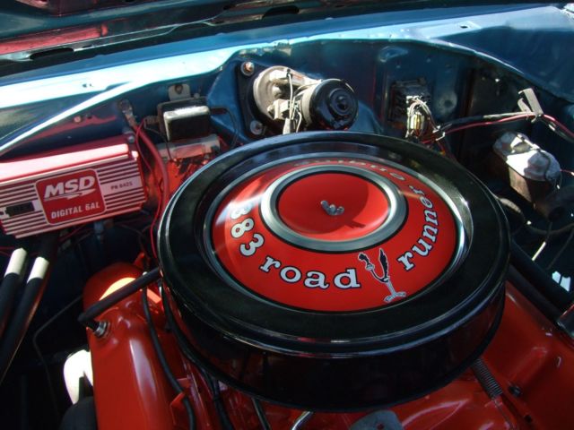 1969 Yellow Plymouth Road Runner Convertible