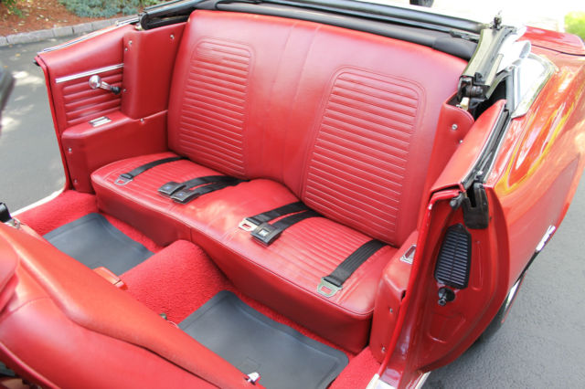 1969 Red Chevrolet Camaro RS Convertible