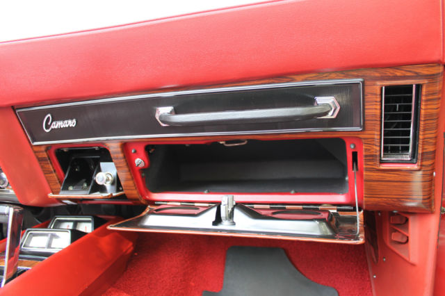 1969 Red Chevrolet Camaro RS Convertible