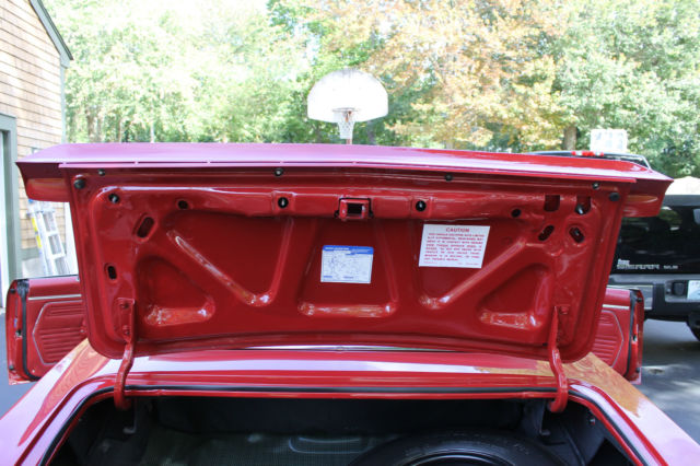 1969 Red Chevrolet Camaro RS Convertible