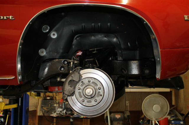 1969 Red Chevrolet Camaro RS Convertible