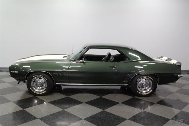 1969 Blue Chevrolet Camaro
