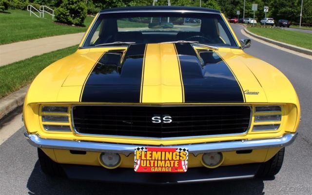 1969 Yellow Chevrolet Camaro Coupe