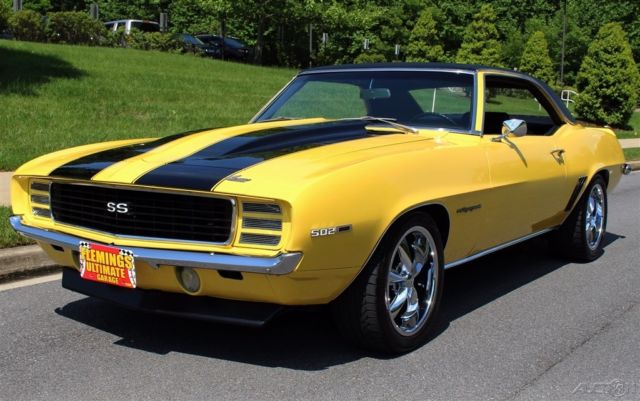 1969 Yellow Chevrolet Camaro Coupe