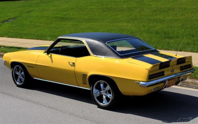 1969 Yellow Chevrolet Camaro Coupe