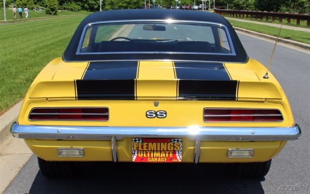 1969 Yellow Chevrolet Camaro Coupe