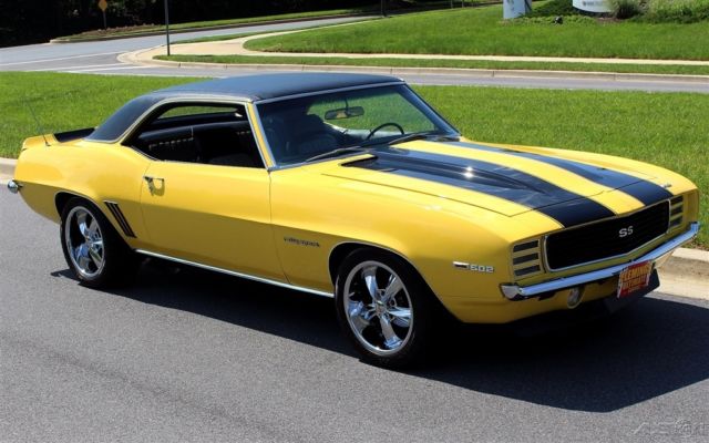 1969 Yellow Chevrolet Camaro Coupe
