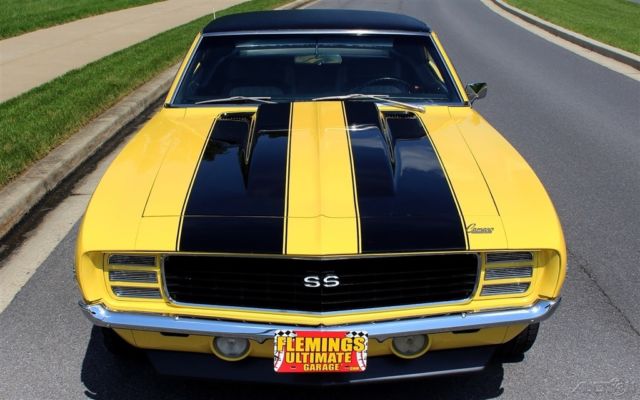1969 Yellow Chevrolet Camaro Coupe