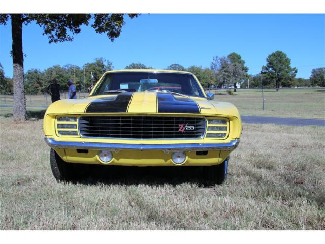 1969 Yellow Chevrolet Camaro Coupe