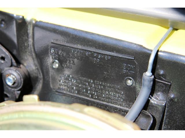 1969 Yellow Chevrolet Camaro Coupe