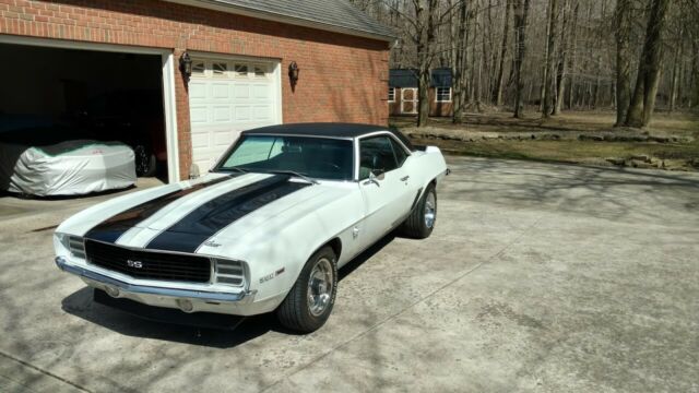 1969 White Chevrolet Camaro Coupe