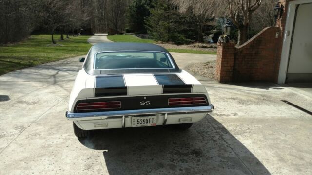 1969 White Chevrolet Camaro Coupe