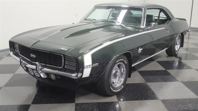 1969 Blue Chevrolet Camaro