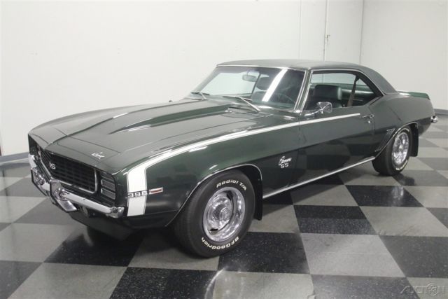 1969 Blue Chevrolet Camaro