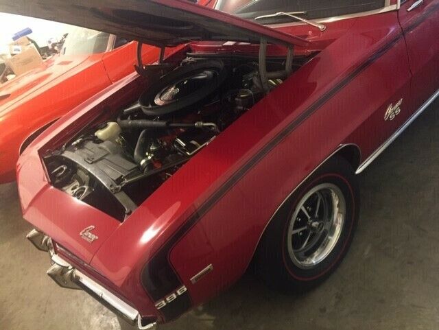 1969 Red Chevrolet Camaro Coupe