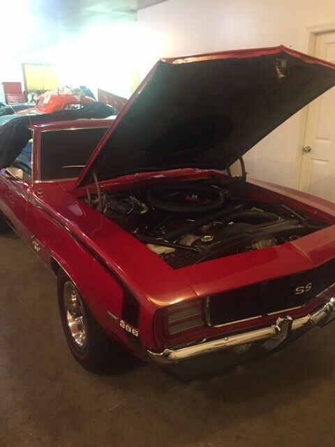 1969 Red Chevrolet Camaro Coupe