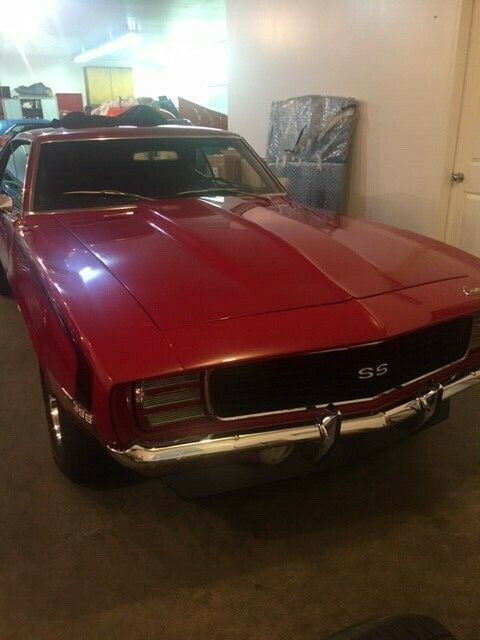 1969 Red Chevrolet Camaro Coupe