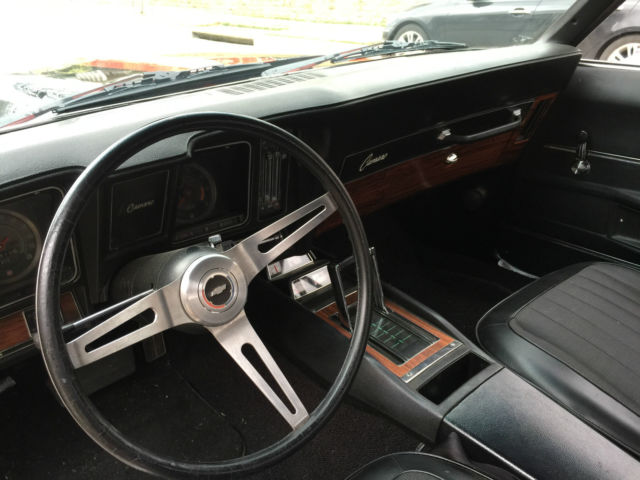 1969 Red Chevrolet Camaro Convertible