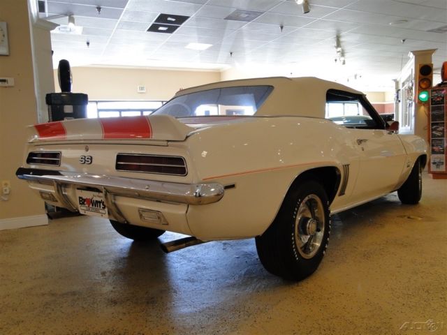 1969 Orange Chevrolet Camaro