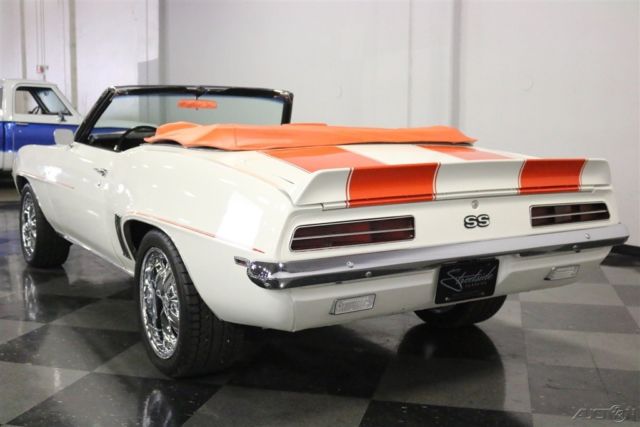 1969 White Chevrolet Camaro
