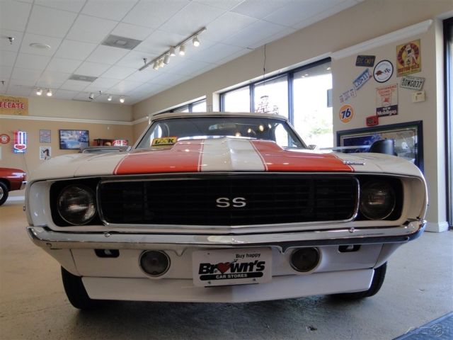 1969 Orange Chevrolet Camaro