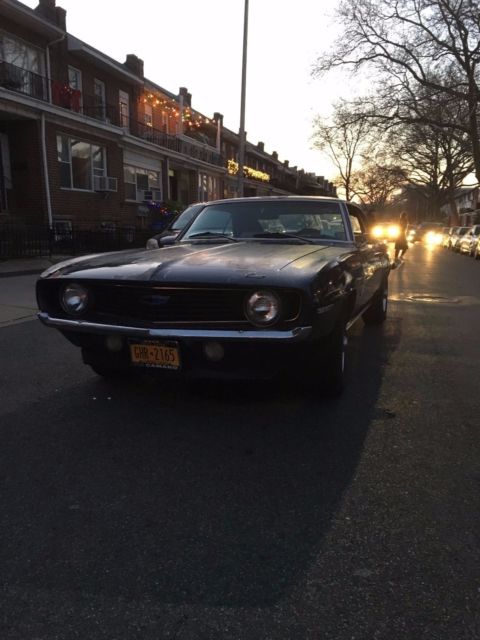 1969 dusk blue Chevrolet Camaro Coupe