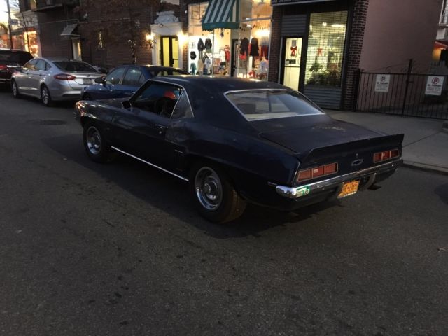 1969 dusk blue Chevrolet Camaro Coupe