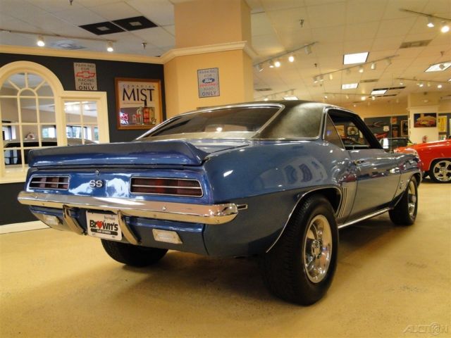 1969 Blue Chevrolet Camaro