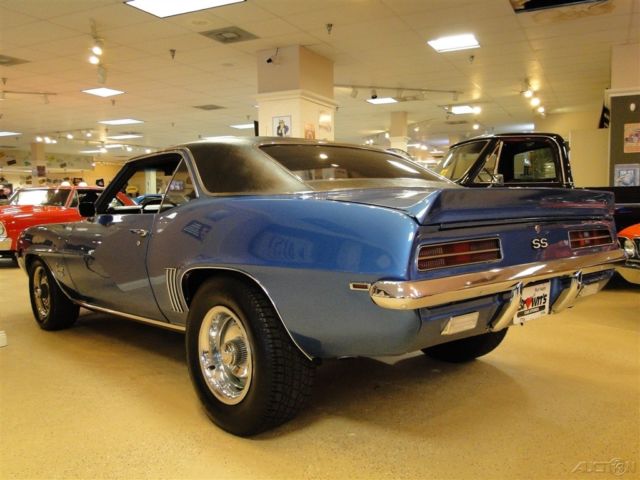 1969 Blue Chevrolet Camaro